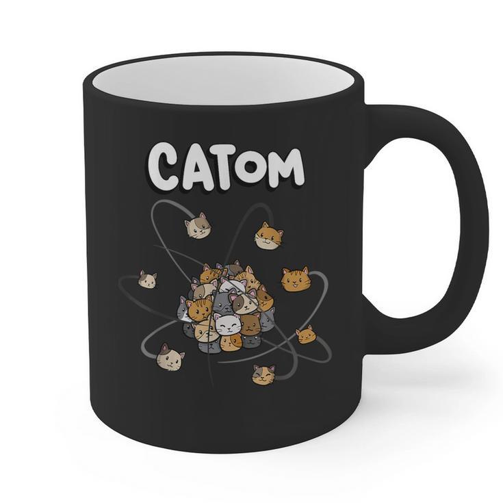 Catom Science Teacher Chemistry Lover Physics School Cat Graphic Print Coffee Mug