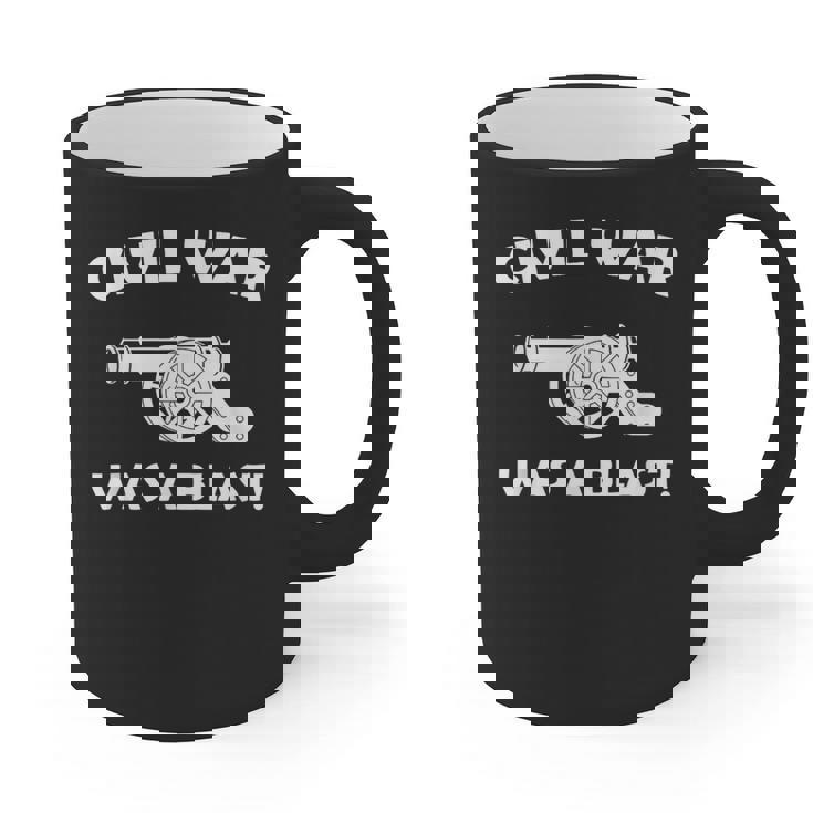 Civil War It Was A Blast History Teacher T-Shirt Graphic Print Coffee Mug