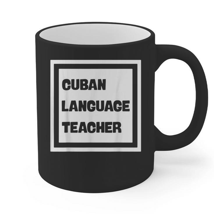 Cuban Language Teacher Graphic Print Coffee Mug