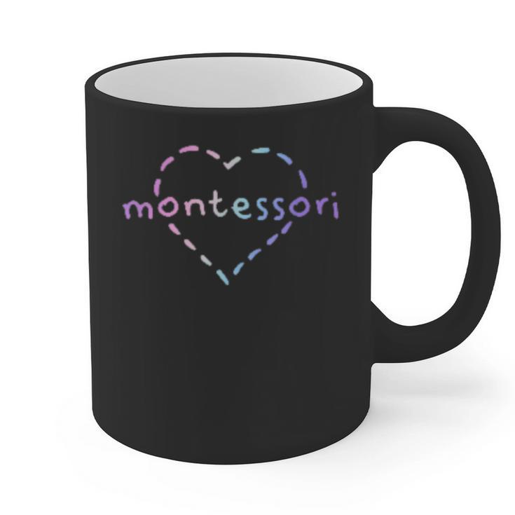 Cute Montessori For Teachers Kids & Moms Graphic Print Coffee Mug