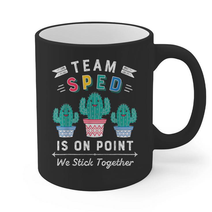 Cute SPED Teacher Special Education Cactus SPED Teacher Graphic Print Coffee Mug