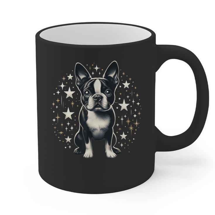 Dog Boston Terrier For Men Women Graphic Print Coffee Mug
