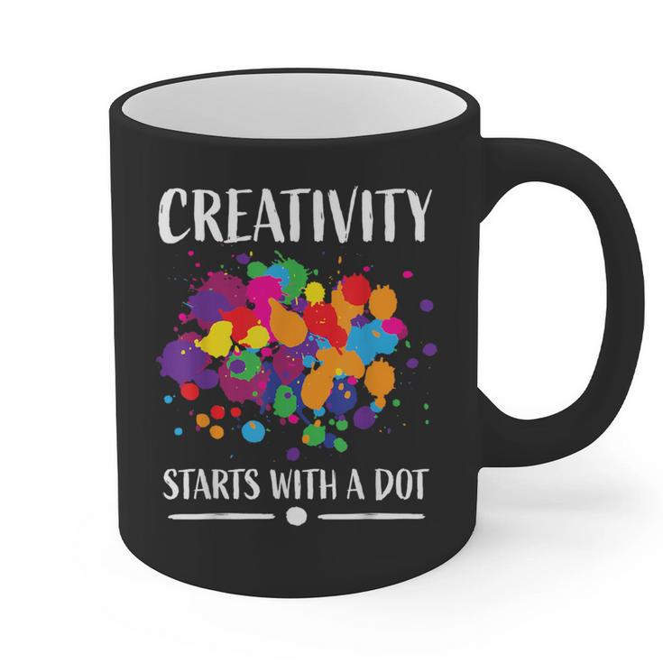 Dot Day Shirt Women Men Kids Girls Boys Teacher 2024 Dot Day Graphic Print Coffee Mug, trending gift