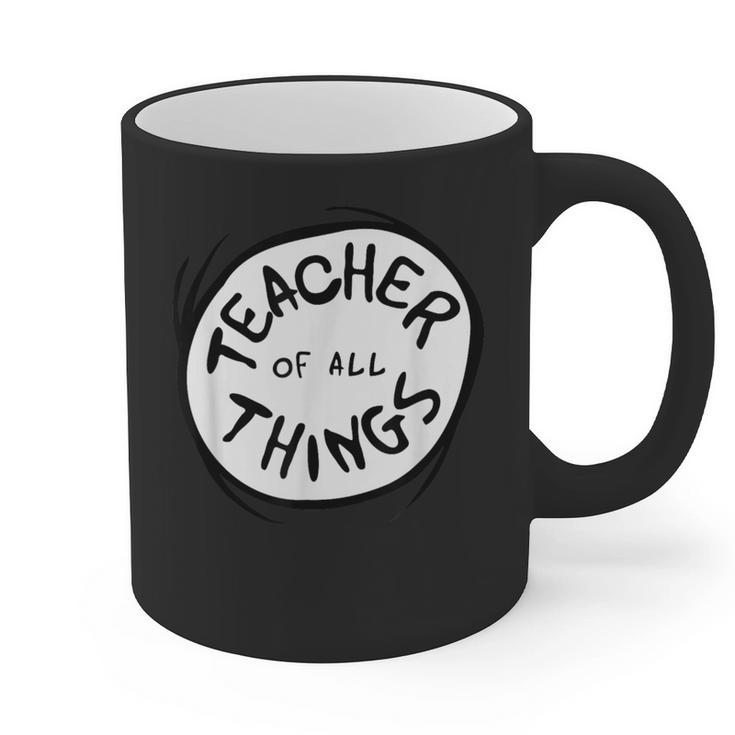 Dr Seuss Teacher Of All Things Red Emblem Graphic Print Coffee Mug
