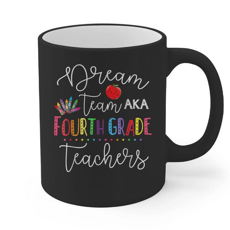 Dream Team Fourth Grade Teachers Back To School 4th Grade Graphic Print Coffee Mug