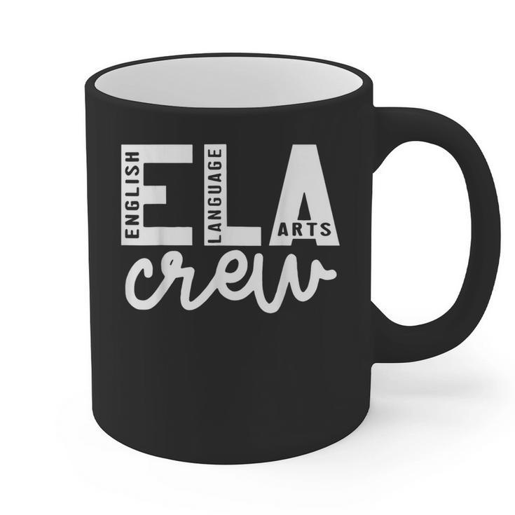 English Language Art Teacher Crew ELA Squad English Teacher Graphic Print Coffee Mug