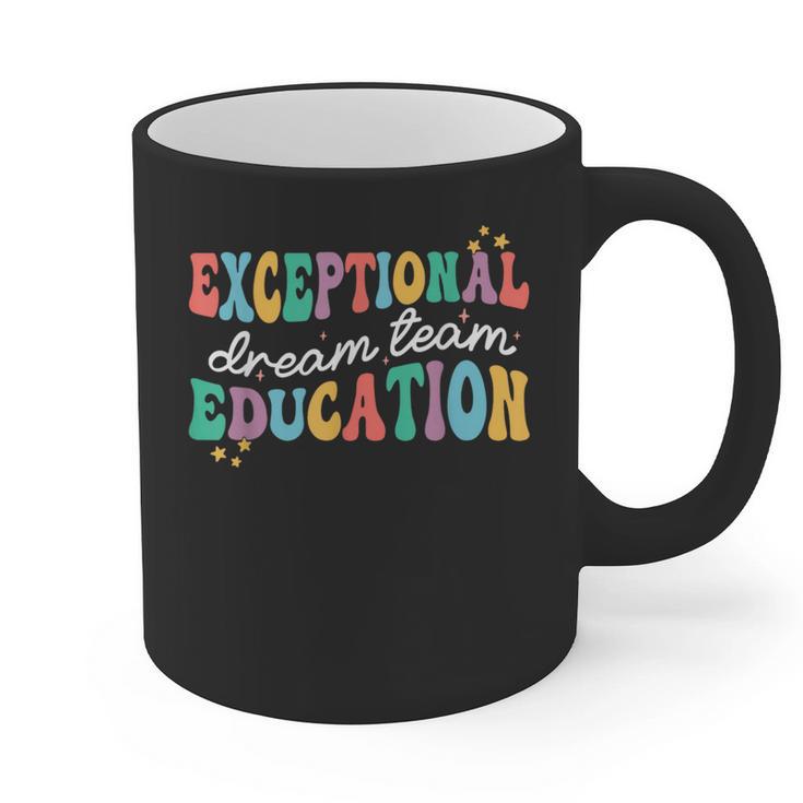 Exceptional Education Dream Team SPED ESE Teacher Autism Graphic Print Coffee Mug