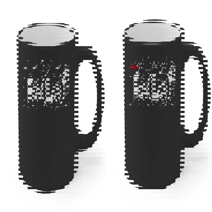 Fa La 8 Shirt Math Teacher Christmas Graphic Print Coffee Mug