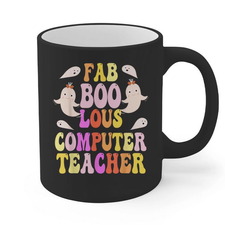 Faboolous COMPUTER TEACHER Costume This Is My Spooky Mom Dad Graphic Print Coffee Mug