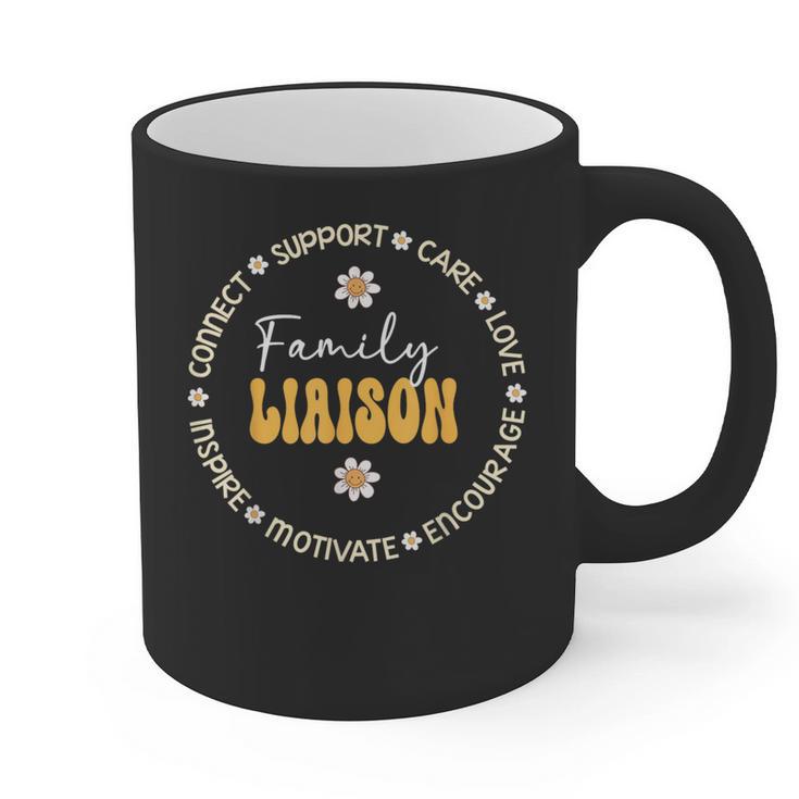 Family Liaison Back To School Teacher Appreciation Week Graphic Print Coffee Mug