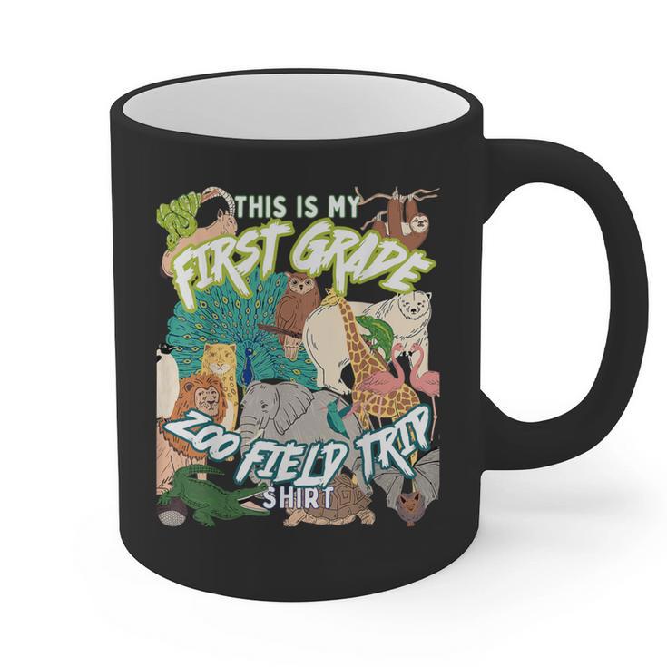 First Grade Zoo Field Trip Matching Student Teacher Class Graphic Print Coffee Mug