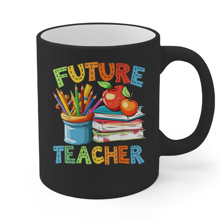 Future Teacher Costume For Kids Back To School Boy Girl Graphic Print Coffee Mug