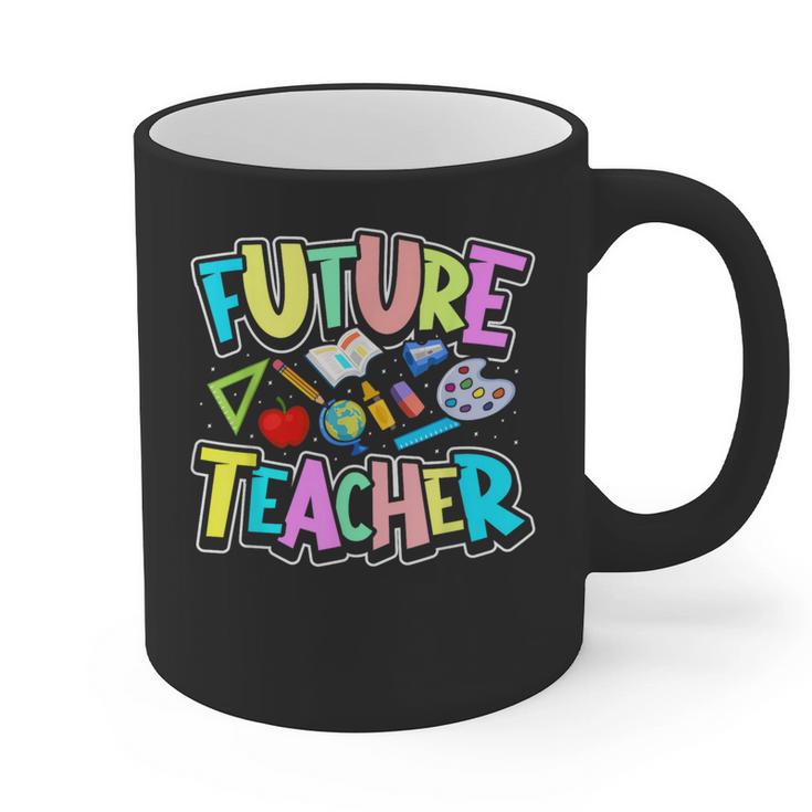 Future Teacher Kid's Career Graphic Print Coffee Mug