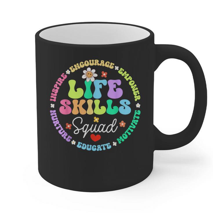 Groovy Life Skills Squad Teacher Special Ed SPED Team Crew Graphic Print Coffee Mug