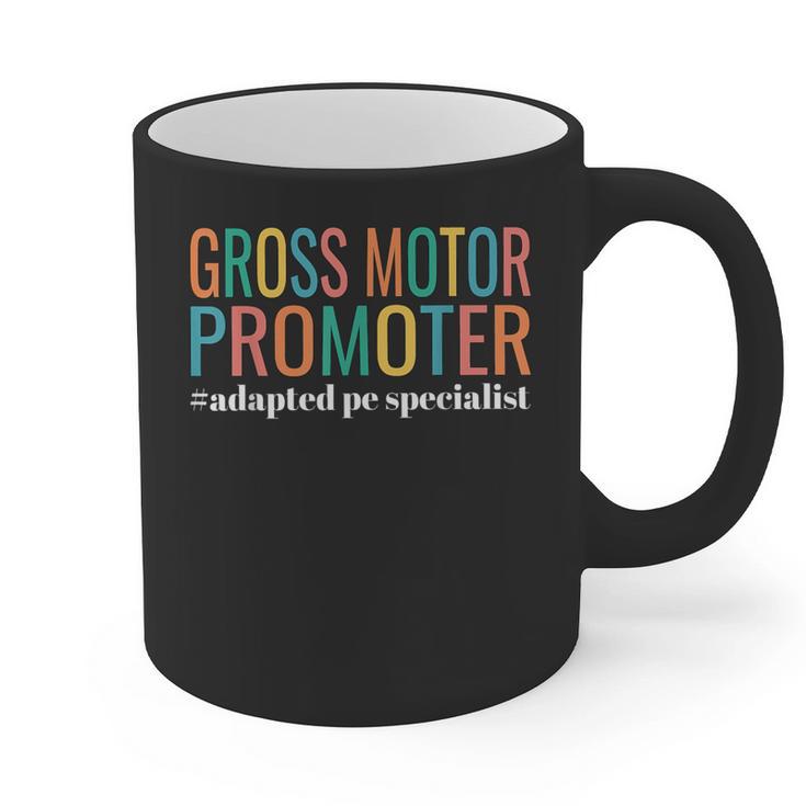 Gross Motor Promoter Adapted PE Specialist PE Teacher Art Graphic Print Coffee Mug