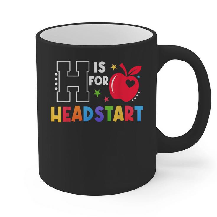 H Is For Head Start Teacher First Day Of School Tee Graphic Print Coffee Mug