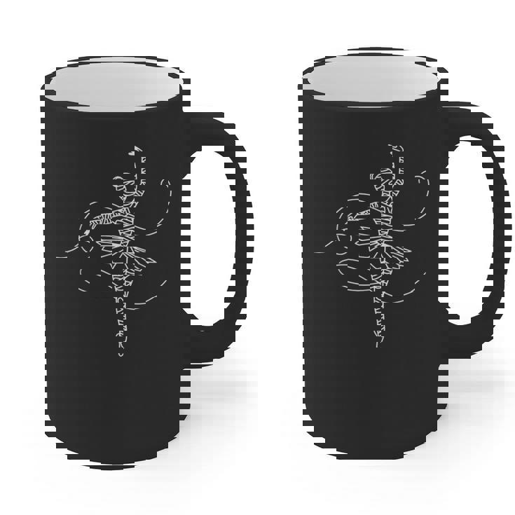 Halloween Ballet Mummy Ballerina Spooky Dance Teacher Women Graphic Print Coffee Mug