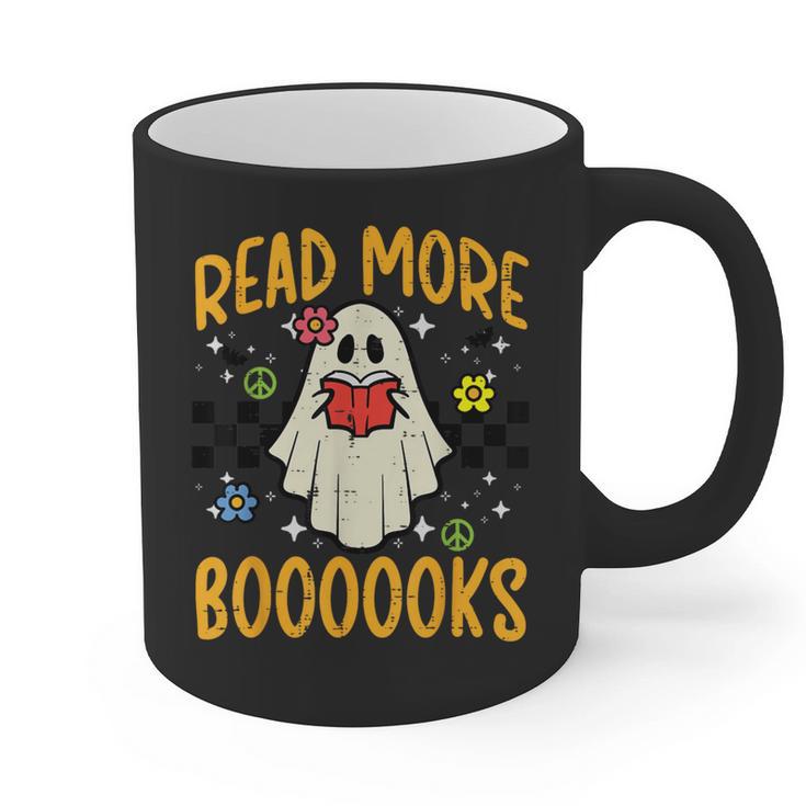 Halloween Read More Books Retro Costume Teacher Women Girls Graphic Print Coffee Mug