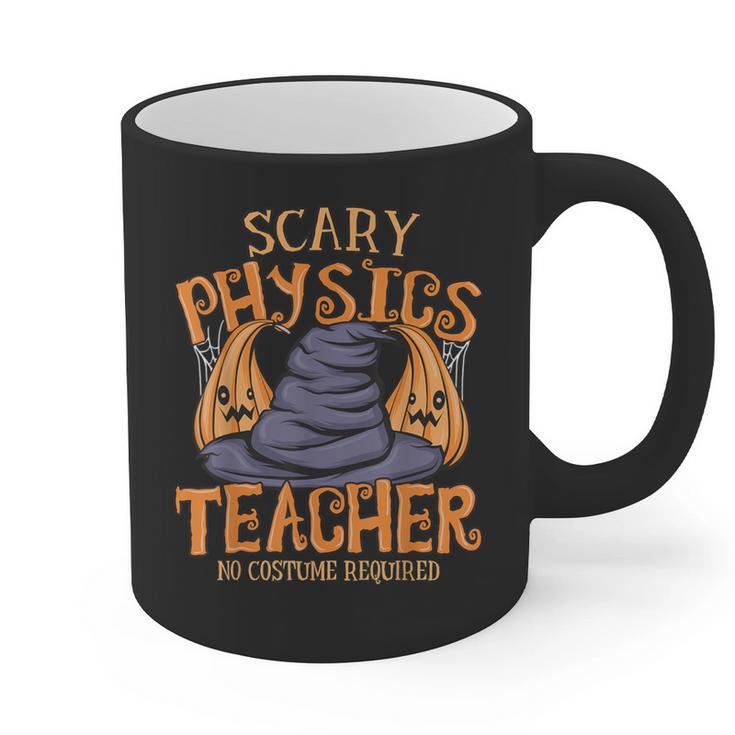 Halloween Scary Physics Teacher No Costume Required Women Graphic Print Coffee Mug