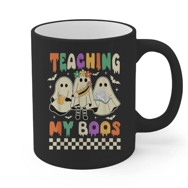 Halloween Teaching My Boos Cute Ghost Teacher Life Costume Graphic Print Coffee Mug