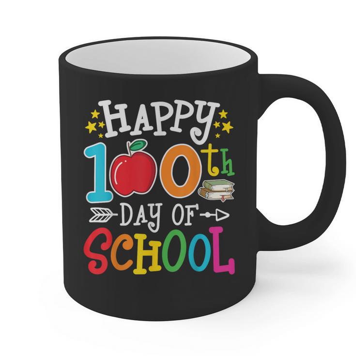 Happy 100th Day Of School Teachers 100 Days Of School Kids Graphic Print Coffee Mug
