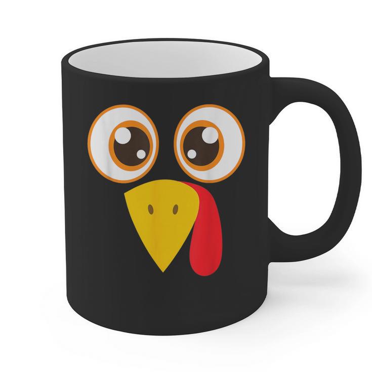 Hilarious Turkey Halloween Thanksgiving Teacher Nurse Graphic Print Coffee Mug