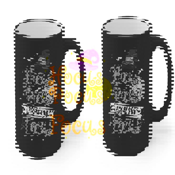 Hocus Pocus Everybody Focus Halloween Teacher Men Women Kids Graphic Print Coffee Mug