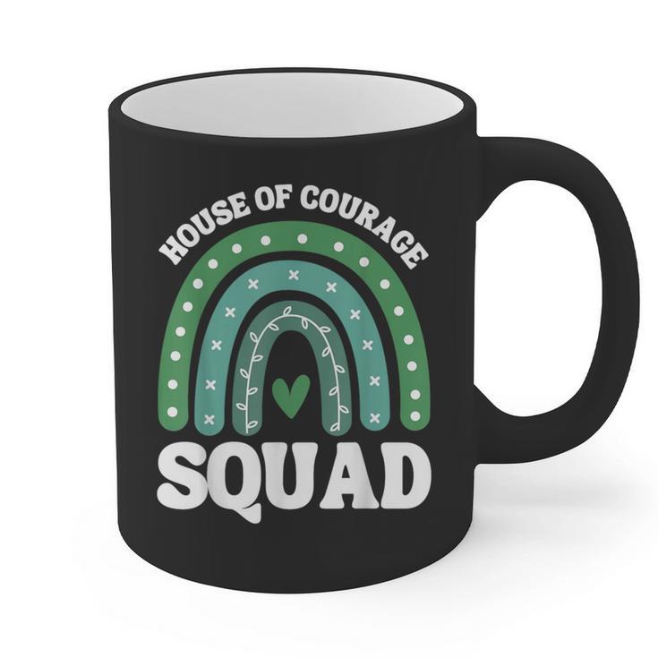 House Of Courage Squad RCA School Teacher Student Tee Graphic Print Coffee Mug