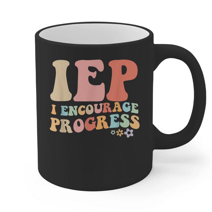 IEP I Encourage Progress Special Education Teacher Graphics Graphic Print Coffee Mug