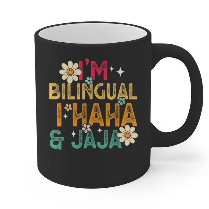 I’m Bilingual I Haha And Jaja Spanish Teacher Bilingual For Men Women Girls Kids Graphic Print Coffee Mug, trending gift