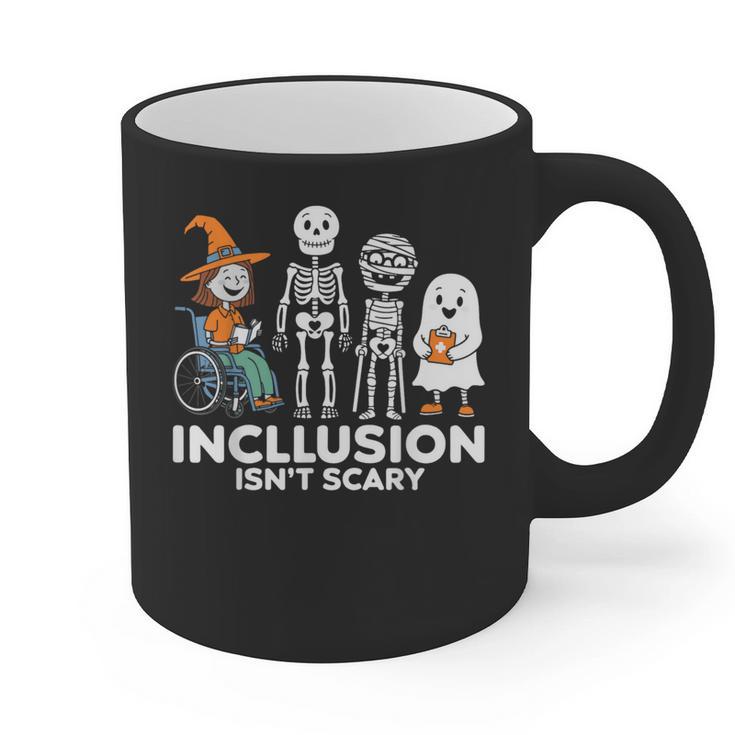 Inclusion Isn't Scary SLP Halloween Costume Sped Teacher Graphic Print Coffee Mug