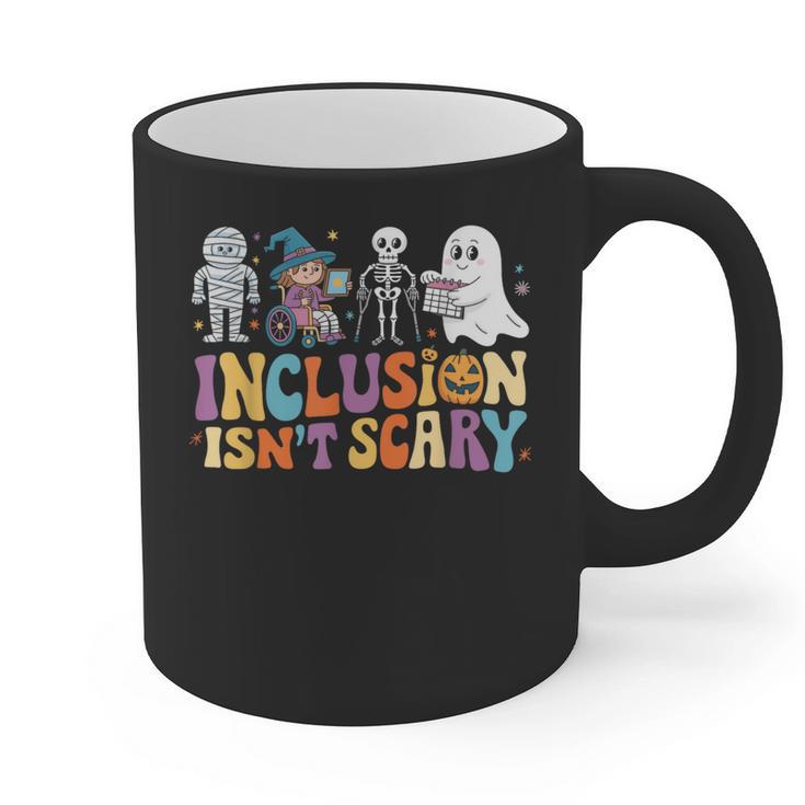 Inclusion Isn't Scary SLP Halloween Sped Teacher Graphic Print Coffee Mug