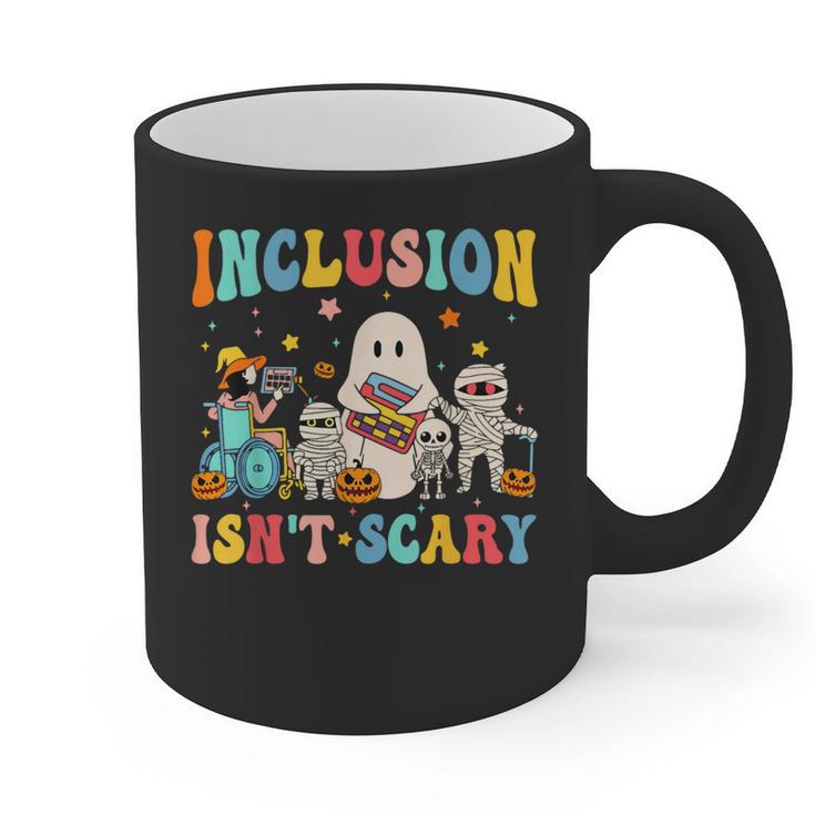 Inclusion Isn't Scary SLP Halloween Sped Teacher Therapy Graphic Print Coffee Mug