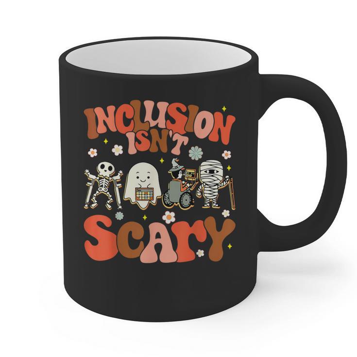 Inclusion Isn't Scary SLP Sped Teacher Halloween Graphic Print Coffee Mug