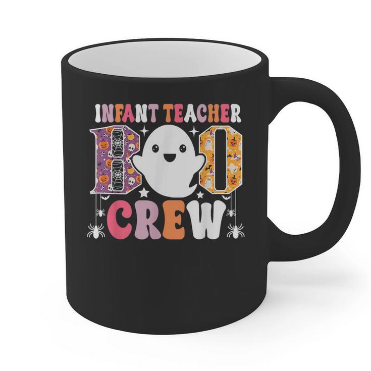Infant Teacher Boo Crew Halloween Costume Graphic Print Coffee Mug