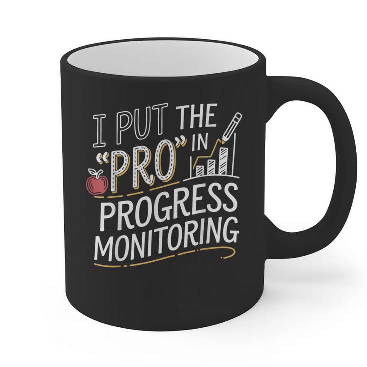 Intervention Teacher Progress Monitoring Intervention Graphic Print Coffee Mug