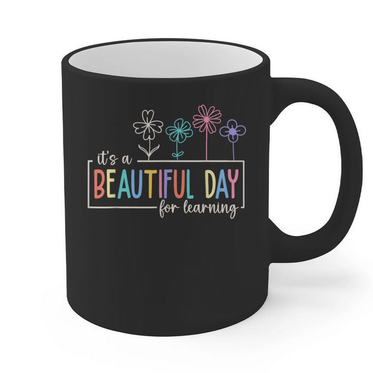 It's a Beautiful Day For Learning Teacher Students Women Graphic Print Coffee Mug