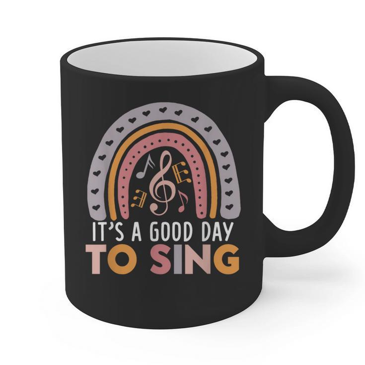 It's A Good Day To Sing Back To School Music Teacher Graphic Print Coffee Mug
