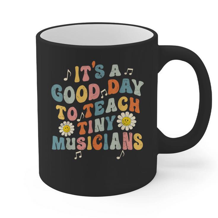 Its A Good Day To Teach Tiny Musicians Music Teacher Flower Graphic Print Coffee Mug