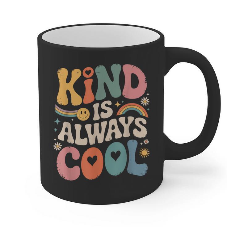 Kind Is Always Cool Teacher Graphic Tees Choose Kindness Graphic Print Coffee Mug