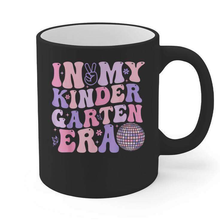 In My Kindergarten Era Teacher Kids Back To School Kinder Graphic Print Coffee Mug