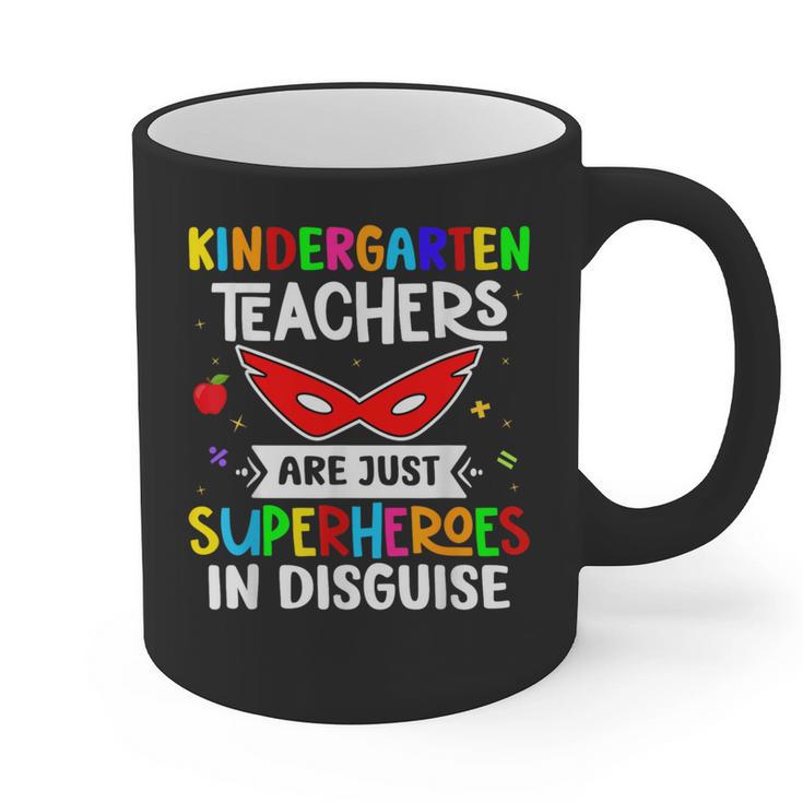 Kindergarten Teachers Are Just Superheroes In Disguise Graphic Print Coffee Mug