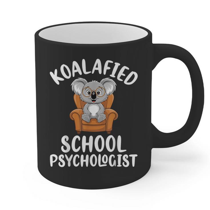 Koalafied School Psychologist Koala Lover Psychology Teacher Graphic Print Coffee Mug