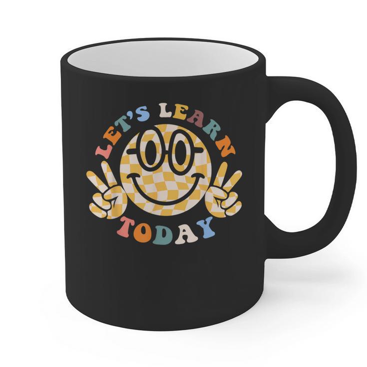 Let's Learn Today First Day Of School For Teacher Student Graphic Print Coffee Mug