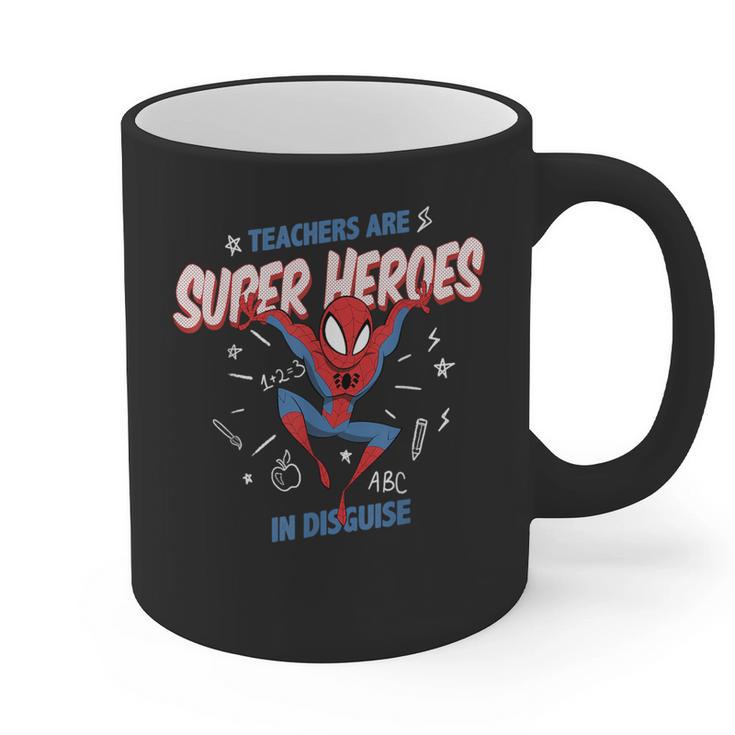 Marvel Spider-Man Teachers Are Super Heroes Graphic Print Coffee Mug