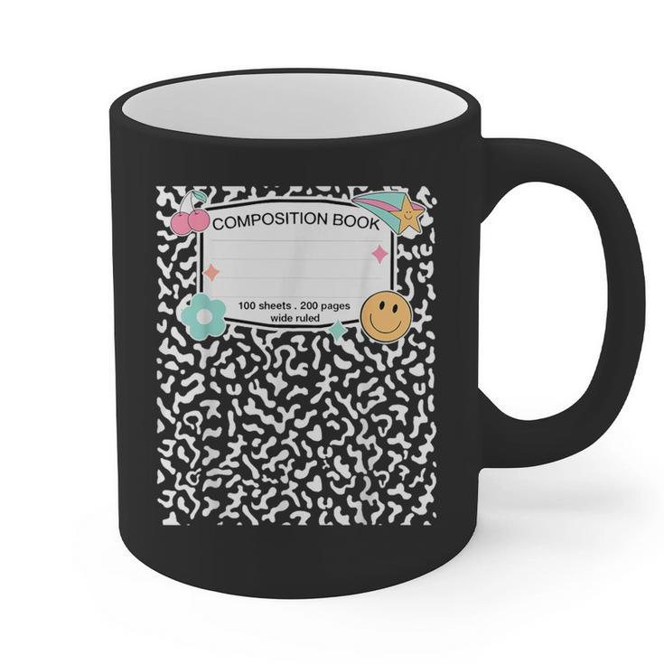 Matching Group Halloween Teacher Composition Book Notebook Graphic Print Coffee Mug