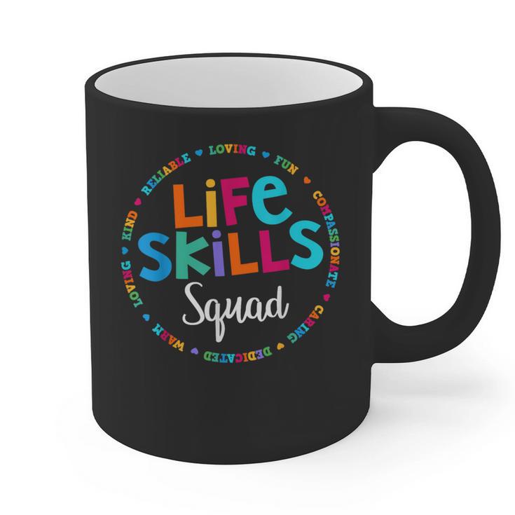 Matching Life Skills Squad Teacher Special Ed SPED Team Crew Graphic Print Coffee Mug