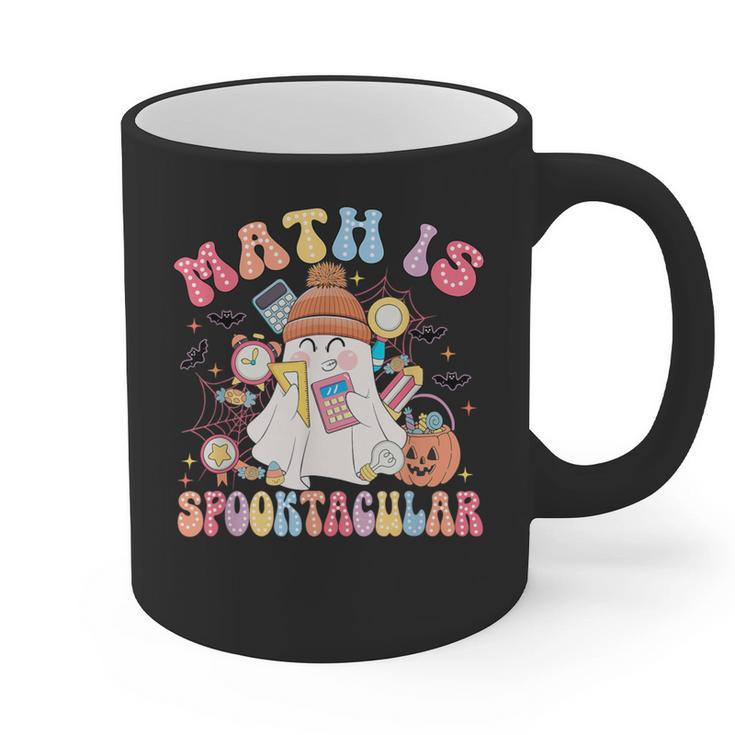 Math Is Spooktacular Math Teacher Spooky Halloween Graphic Print Coffee Mug