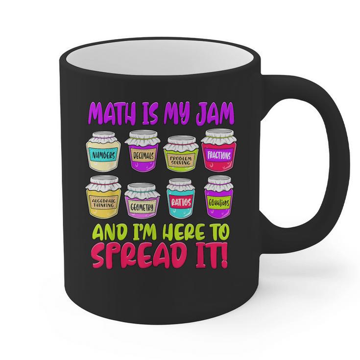 Math Teacher My Jam Here To Spread Mathematics Humor Graphic Print Coffee Mug