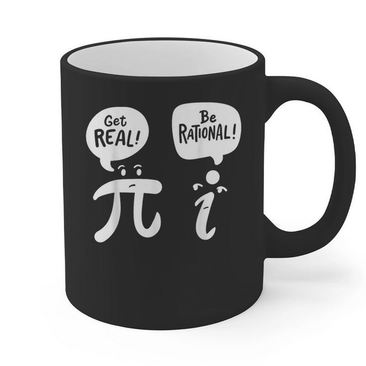 Math Teacher Math Student Be Real Get Rational Graphic Print Coffee Mug